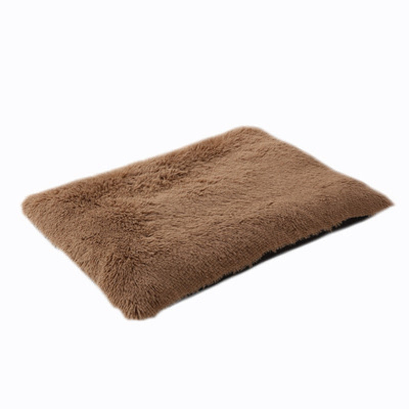 Tapis antidérapant en peluche pour animaux de compagnie