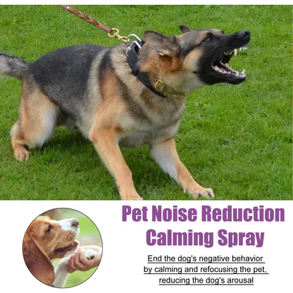 Spray anti-bruit pour animaux de compagnie, apaisant et apaisant 